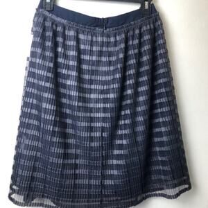 Signature Studio Womens  Navy Blue Skirt Size S